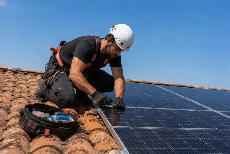 Maintenance et monitoring de panneaux solaires à Millery