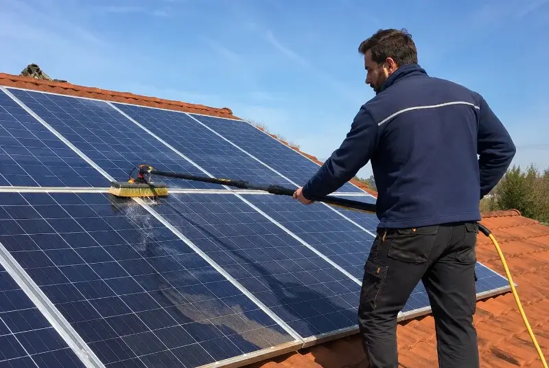 Nettoyage et entretien de panneaux solaires à Millery